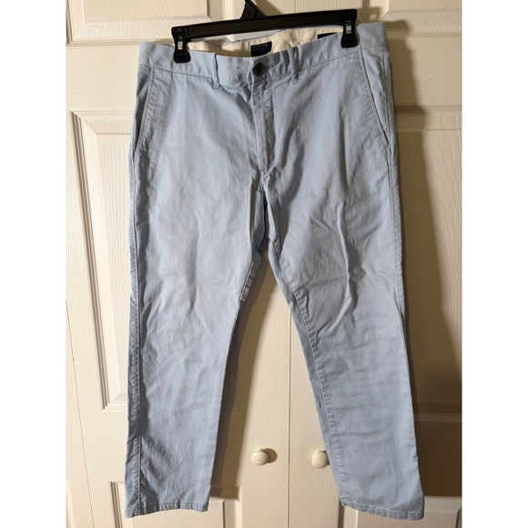J.Crew Other - J.Crew Flex Slim Fit Chino Pants Light Blue Mens 32x30 Stretch Twill Trousers